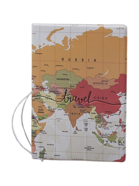 Travel World Map Θήκη Καρτών Διαβατηρίου Οεμ