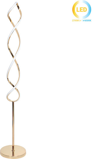 Keskor LED Stehlampe Höhe 150cm Gold