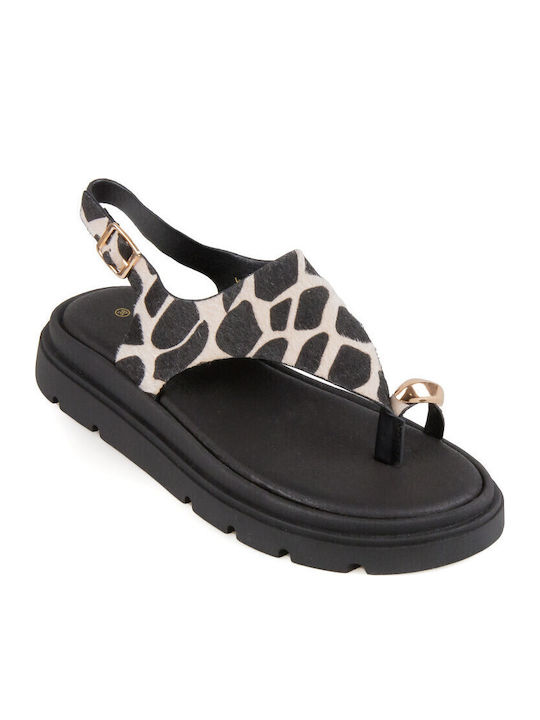 Γυναικεία Σανδάλια Flatforms Μαύρα