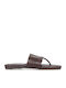 Damen Flache Sandalen Braune