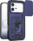 Techsuit Camshield Series Blaue Handyhülle