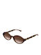 Gucci Unisex Sunglasses With Brown Horn-Rimmed Frame And Brown Lens