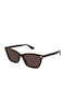 Gucci Unisex Sunglasses with Brown Horn-Rimmed Frame and Brown Lenses GG2111S 002