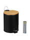 Relaxdays Bamboo Καλαθάκι Μπάνιου 5lt