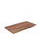 Pakketo Pozier Suprafață Rectangulară de Masă din Lemn Masiv de Nuc 200x95x4cm 379-000053