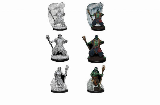 D&d Nolzur's Marvelous Miniatures 2x Water Genasi Male Druid