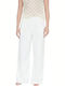 Women's Fabric Trousers White