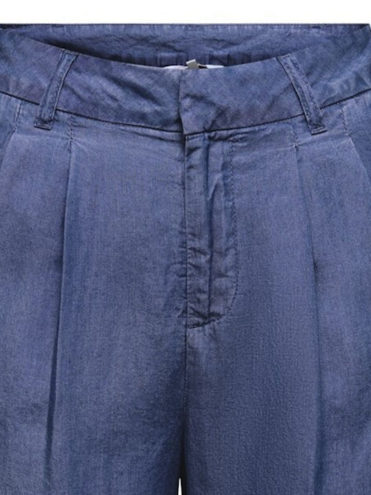 Charis Γυναικεία Βερμούδα Τζιν Dark Blue Denim