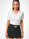 Soura & Lace White Women's Bodysuit
