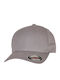 V-Flexfit Baumwoll-Twill Kappen Grau Ss23 5001-00111