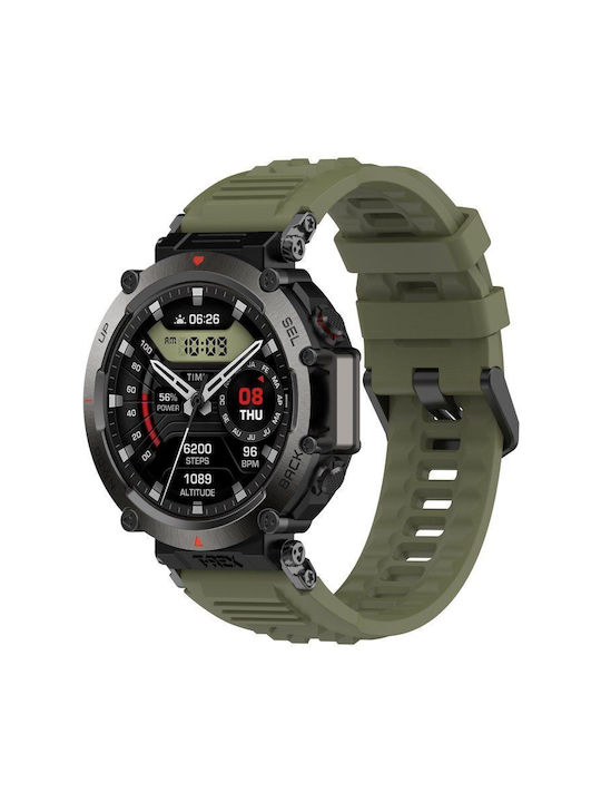 Curea Silicon Xiaomi Amazfit T-rex Ultra Verde Închis Oem Curea Silicon Xiaomi Amazfit T-rex Ultra Verde Închis Oem
