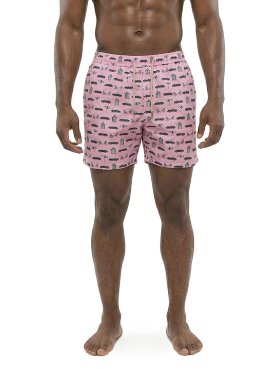 MC2 Men's Swimwear Shorts Green Pink