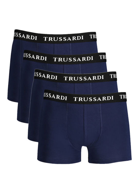 Ανδρικά Μποξεράκια Μπλε 4Pack