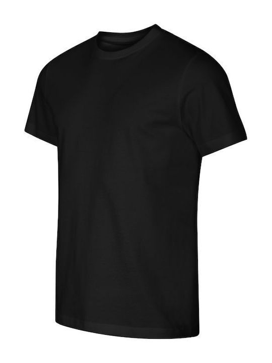 Malfini Ανδρικό Διαφημιστικό T-shirt Κοντομάνικο Black