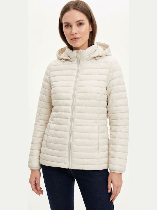 Minority Damen Jacken Für Winter Weiß