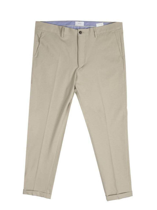 Chino Trousers In Slim Fit Beige