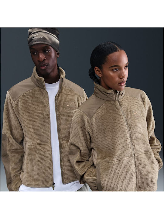 Stussy Ανδρική Ζακέτα Fleece Πράσινη