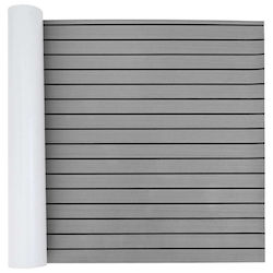 Boat Mat Striped Soft Gray Black 240 x 90 cm Eva 42046767 Light Gray