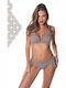 Set Bikini με Αφαιρούμενη Ενίσχυση Καφέ