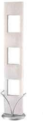 Hochzeit Kegelförmige Lampe Wachs Massiv Rechteckiges Design Relief Nr. 3 2 Stück Ecru