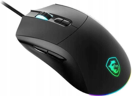 MSI Forge GM320 RGB Геймърска Мишка Черна