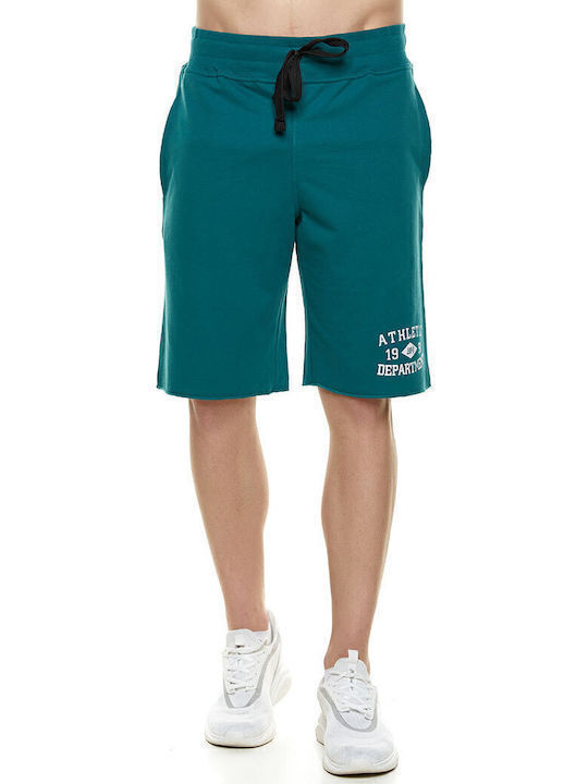 Pantaloni Scurți Bărbați Sport Verde