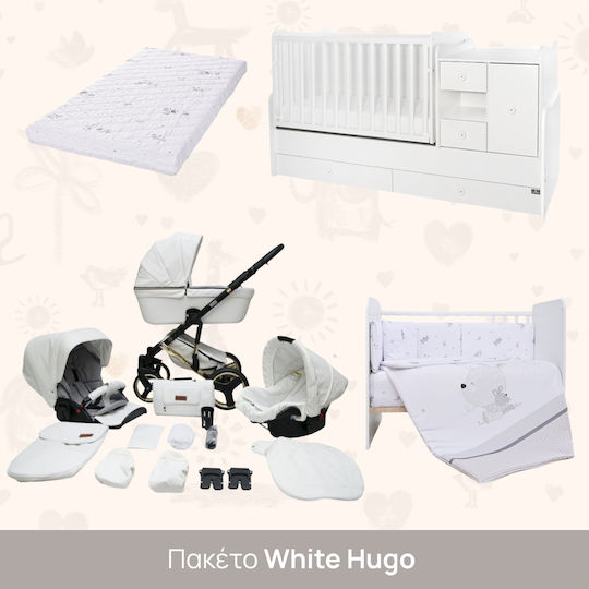 Beboulino Baby Furniture Set White / White