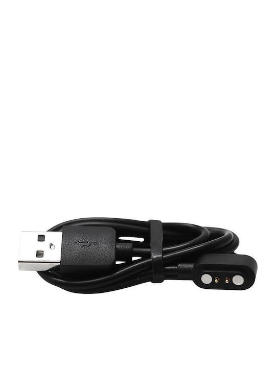 Καλώδιο Φόρτισης Hammer Usb A Smartwatch Hammer Lite 2 Μαύρο Ασυσκεύαστο N70797