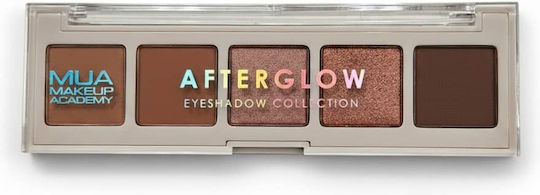 MUA After Glow Palette with Matte Eye Shadows in Pressed Powder Form 3.8gr