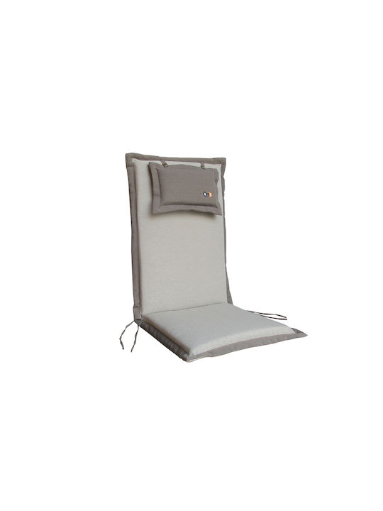 keleman Garden Chair Cushion with Backrest Beige 47x114cm