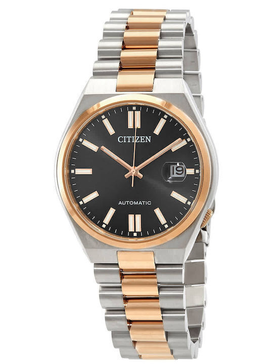 Citizen Tsuyosa Men's Battery Watch with Pink Gold Metal Bracelet