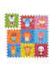Relaxdays Interaktives Kinder-Bodenpuzzle 9 Teile
