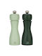 Peugeot Tahiti Manual Spice Mill Set in Green 15cm 2 Pieces