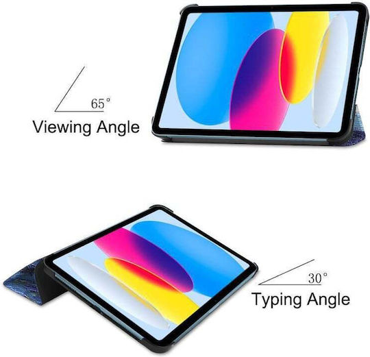 Husă Tip Tri-fold Caster Carcasă Rigidă Stil Cer Înstelat Apple