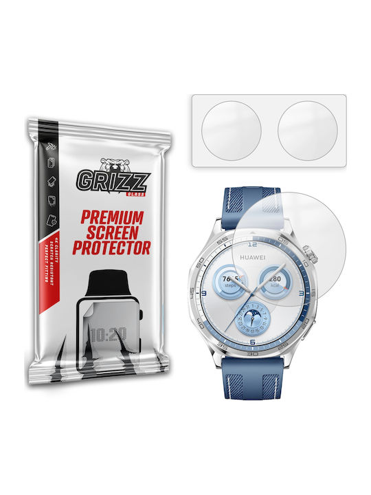 Set 2 Grizzglass Paperscreen Protective Films Compatible Huawei Watch Gt 5 41mm Transparent