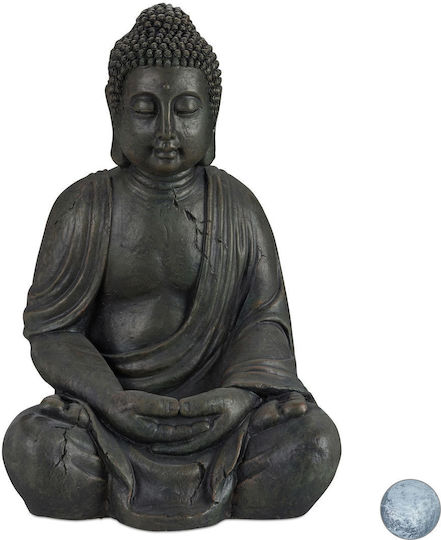 Relaxdays Decorative Buddha Made of Ceramic Material 70x45x35cm