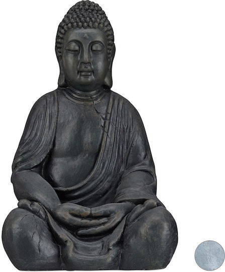 Relaxdays Figurină Decorativă Buddha Din Material Ceramic 50x25x50cm
