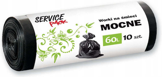 Stella Biodegradable Trash Bags Capacity 60lt 10 Pieces Black