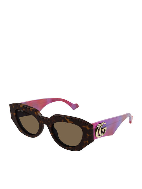 Gucci Unisex Ochelari De Soare Cu Ramă Neagră D...