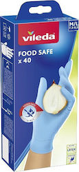 Vileda Кухненски Ръкавици Food Safe Нитрил Medium 40 Чифта Vileda Кухненски Ръкавици Food Safe Нитрил Medium 40 Чифта