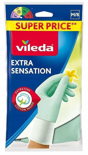 Vileda Завойка Ръкавици За Почистване Extra Sensation Medium