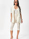 Decoro Women's Blazer Ecru