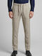 Herrenhosen Chinos Elastisch in Regulär Farbe Beige