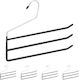 Relaxdays Wardrobe Hanger for Pants Metallic Bl...