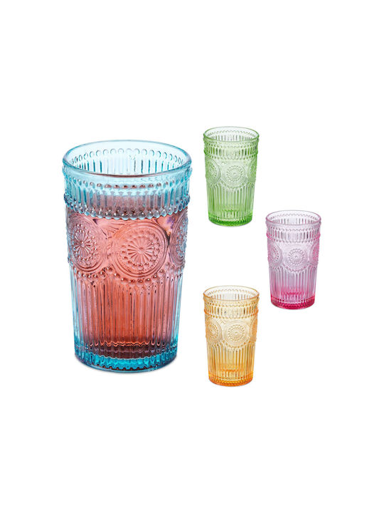 Relaxdays Set Pahare Cocteiluri din Sticlă 360ml 4 Bucăți
