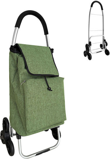 Căruț de Piață Textil Roșu 48x38cm