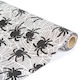 Halloween Table Runner 180x28 Cm White Black Spider Design