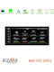 Bizzar Car Audio System for Audi A1 2010-2018 Bluetooth USB AUX WiFi GPS Apple CarPlay Android Auto CD with 10.25" Touch Screen