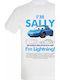 Tstudio Sally I'm Lightning Cars Mcqueen T-shirt Бяла
