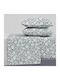 Astron Italy Emily Σετ Σεντόνια Υπέρδιπλα 245x260εκ. Grey (4τμχ)